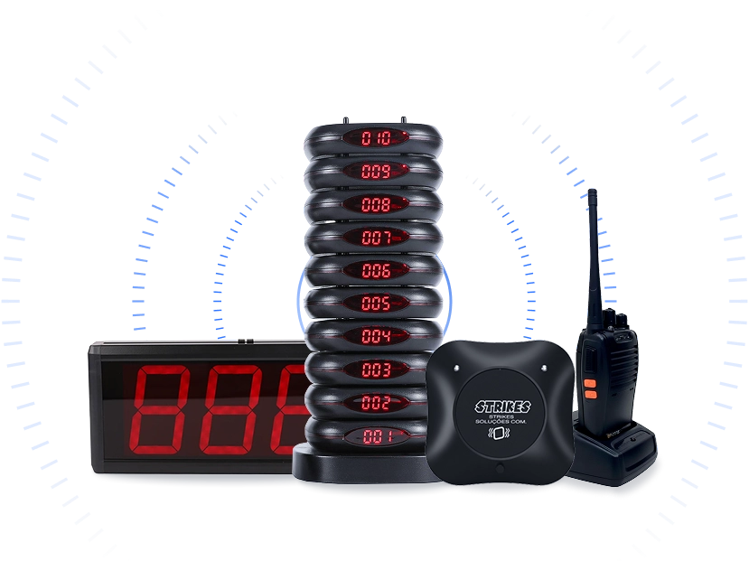 Soluções de pagers Strikes